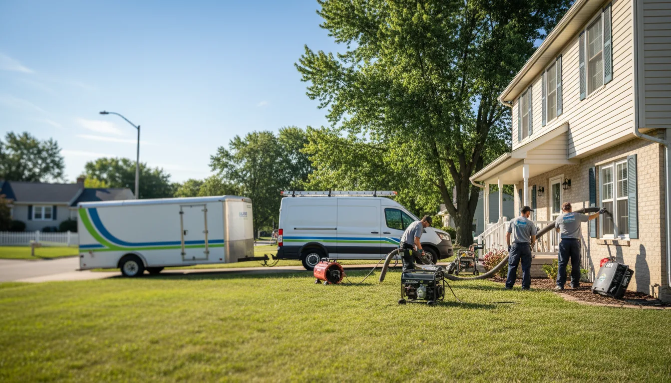 Flooded Basement Restoration And Cleanup With Repair in Mt Zion, IL near me